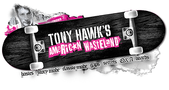 tony hawk american wasteland cheats